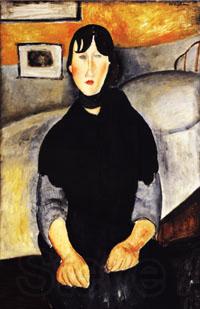 Amedeo Modigliani Young Woman of the People Germany oil painting art